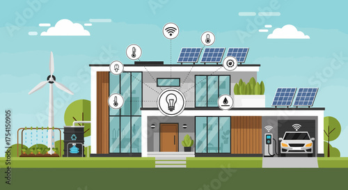 Eco Friendly House Empowering Sustainable Living With Smart Technology