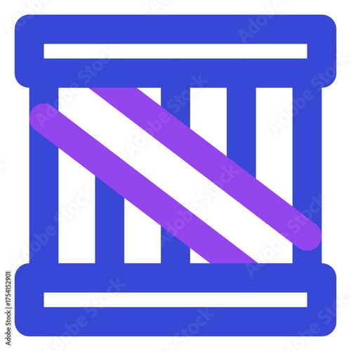 shipping and delivery twotone icon set