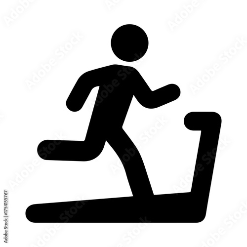 Running on treadmill icon