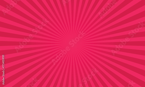 A striking red sunburst pattern emanates from the center, offering a bold and energetic visual, ideal for adding emphasis and flair to designs