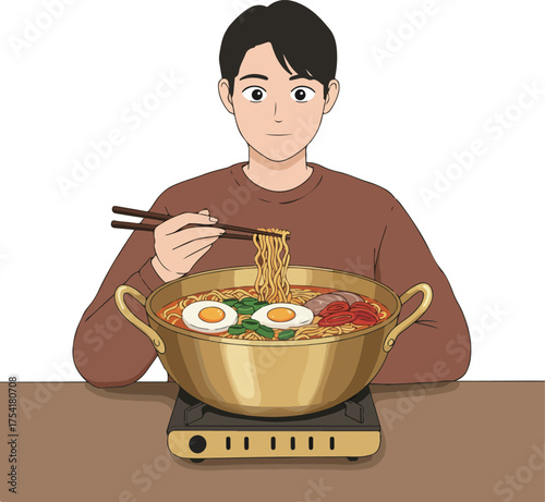 라면 냄비