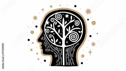 Unlock your potential with inner growth and enlightenment, a mind full of wisdom and cosmic energy