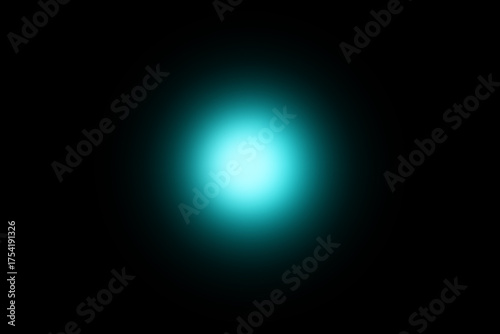 Glowing transparent light.