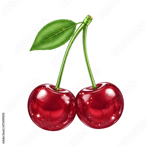 Crystal Cherry Pair