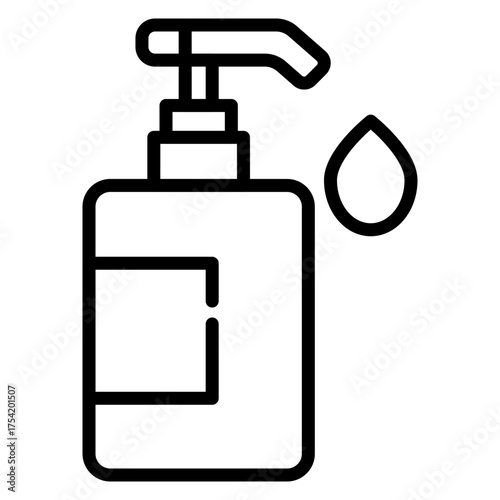 Gel vector line icon design