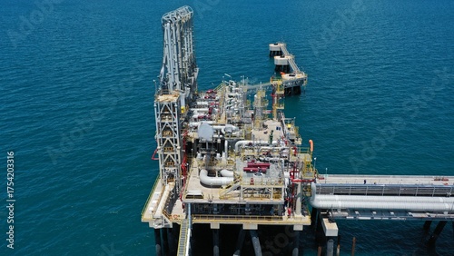 Photography defaultOffshore LNG Terminal Loading Arm Facility Overview