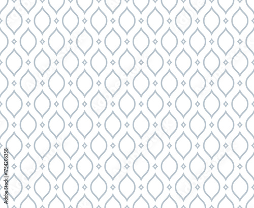 Abstract geometric pattern. A seamless vector background. White and gray ornament. Graphic modern pattern. Simple lattice graphic design