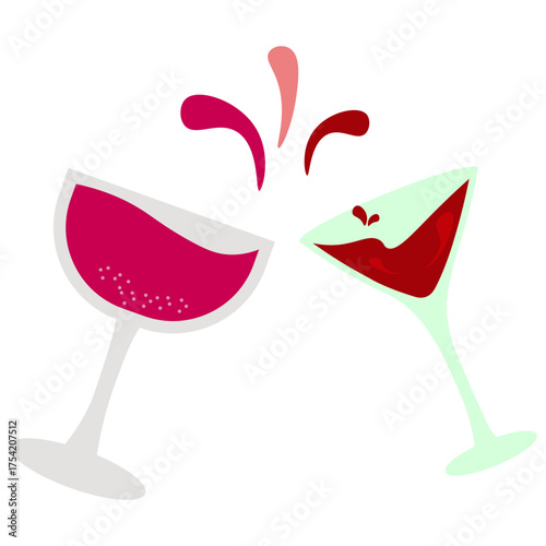 Champagne Glasses Toast