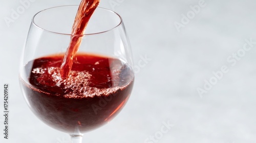 Pouring crimson elixir into delicate goblet, echoes of Bacchanalia and Beaujolais Nouveau weave celebratory tales, vinous resonance