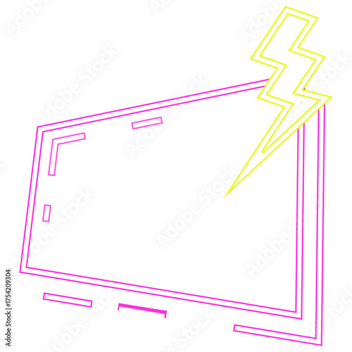 Neon Flash Sale Futuristic