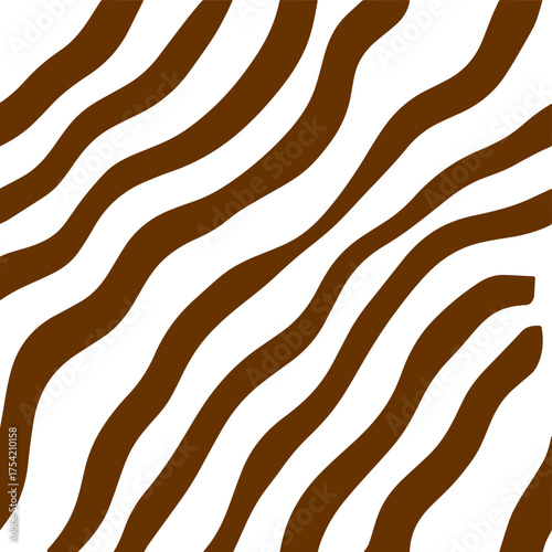 Seamless zebra wave pattern