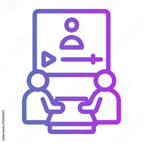 lecture Gradient icon