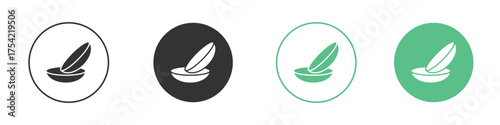 contact lenses icon element for designs
