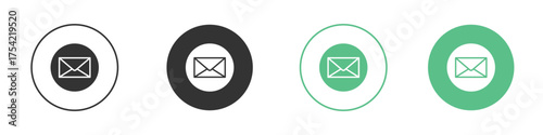 Email icon element for designs