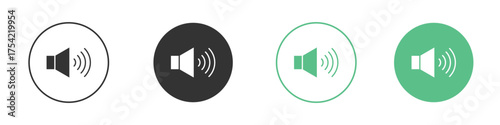 Volume icon element for designs