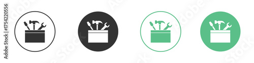 Toolbox icon element for designs