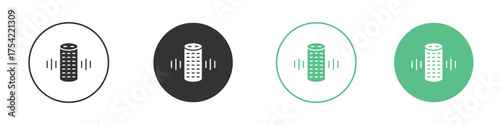 Smart speaker icon element for designs