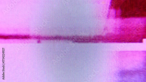 Screen TV Glitch Error - Signal Disturbance Broken Monitor,  VHS static noise glitch overlay