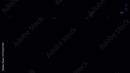 Screen TV Glitch Error - Signal Disturbance Broken Monitor,  VHS static noise glitch overlay