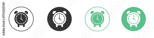 Clock icon element for designs