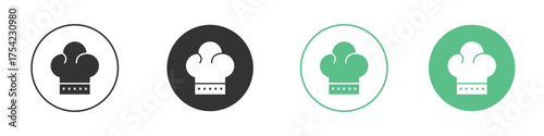 Chef icon element for designs
