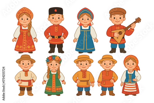 Earth in distress concept related to global warming awareness campaign. Set of 6 vector illustration