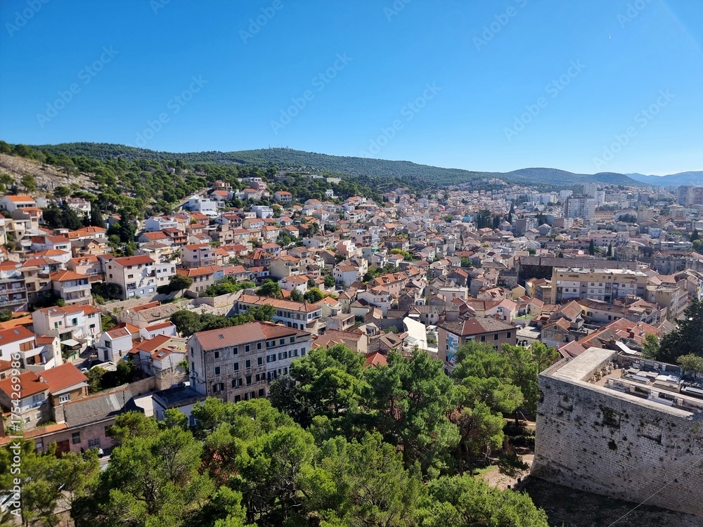 Fototapeta premium View of the Croatian city