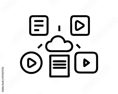 Cloud storage and file sharing with video and document