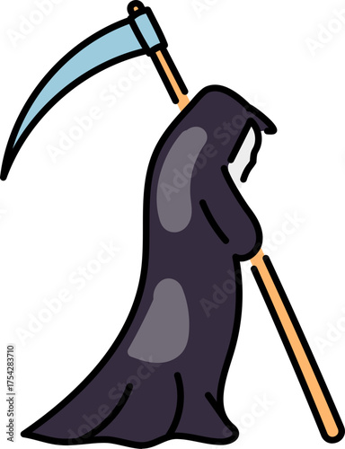 Grim reaper illustration