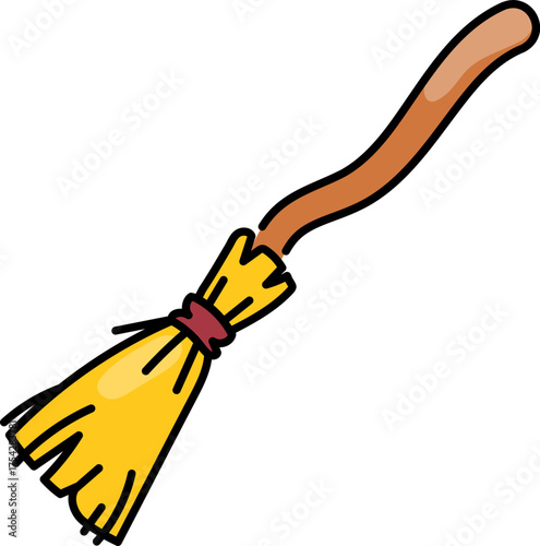Broom stick illustration