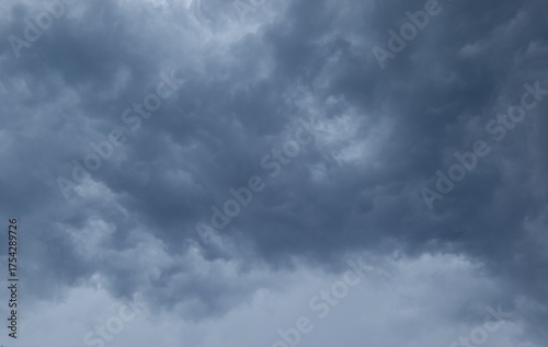 Summer storm clouds build up over Johannesburg on the Highveld in South Africa image for background use