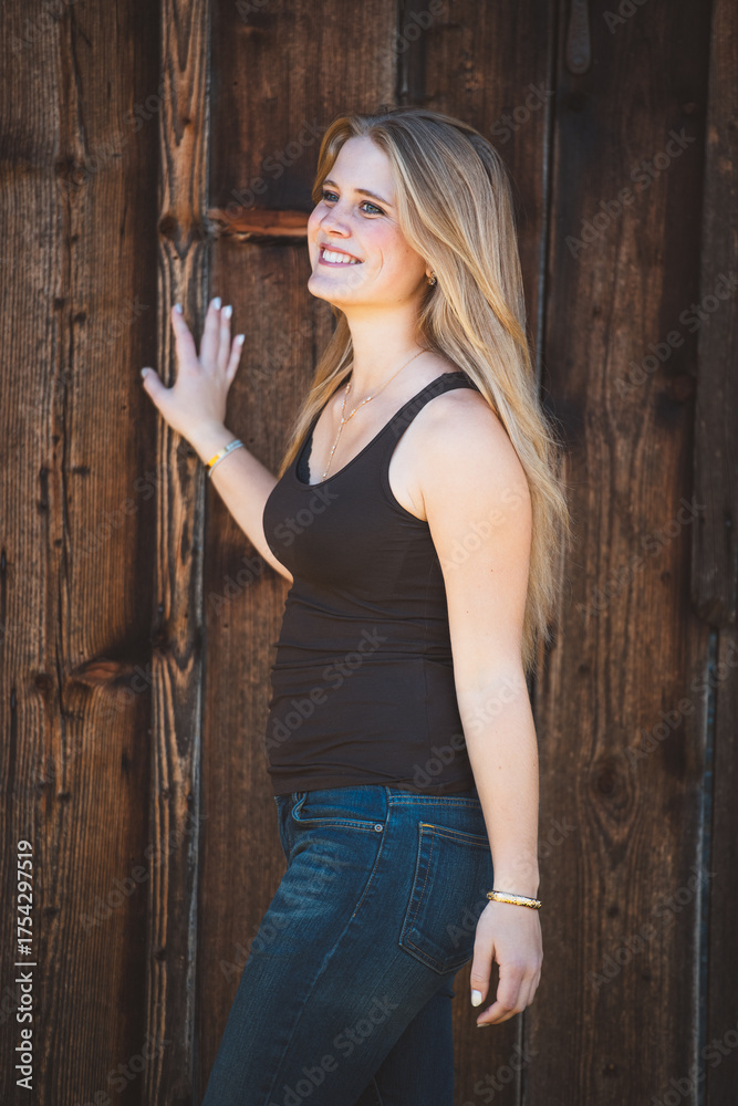 Fototapeta premium Junge Frau / Model