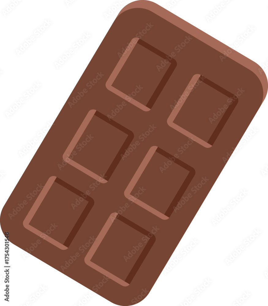 Fototapeta premium Chocolate bar hand drawn