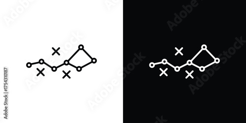 Constellation icon vector illustration. editable stroke icon.