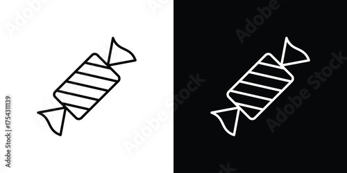 Candy-sweet icon vector illustration. editable stroke icon.