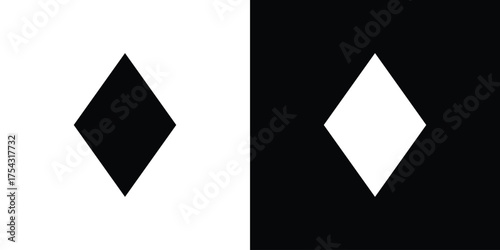 Card-diamond icon glyph vector Illustration