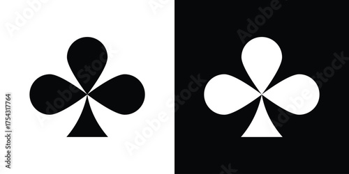 Card-club icon glyph vector Illustration