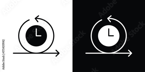 Agile icon glyph vector Illustration