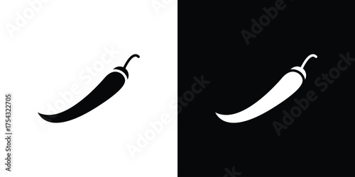 Pepper icon glyph vector Illustration