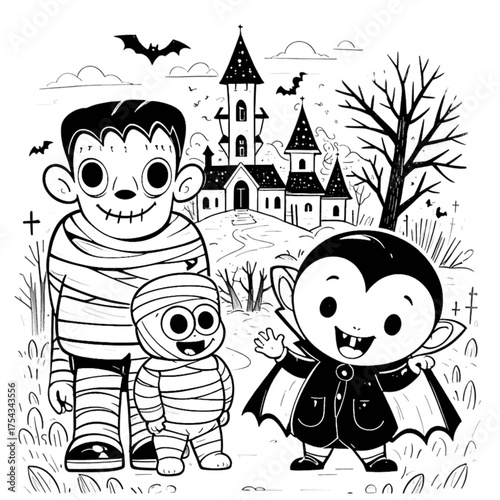 halloween cartoon characters