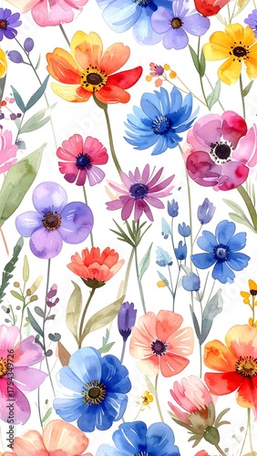 Vibrant floral pattern (6)