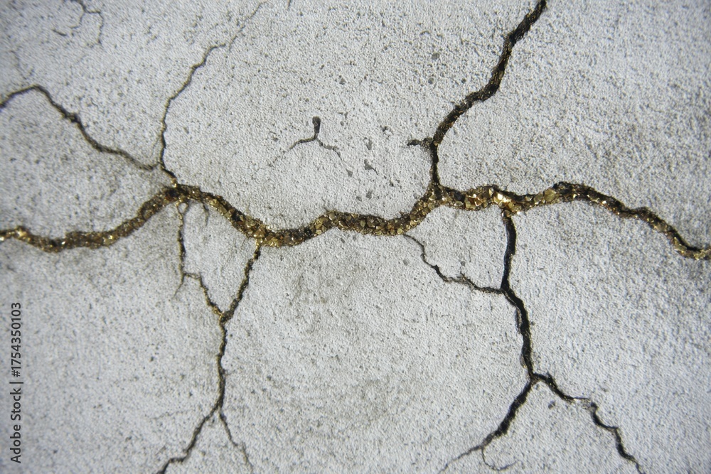 Obraz premium Cracked concrete surface background 