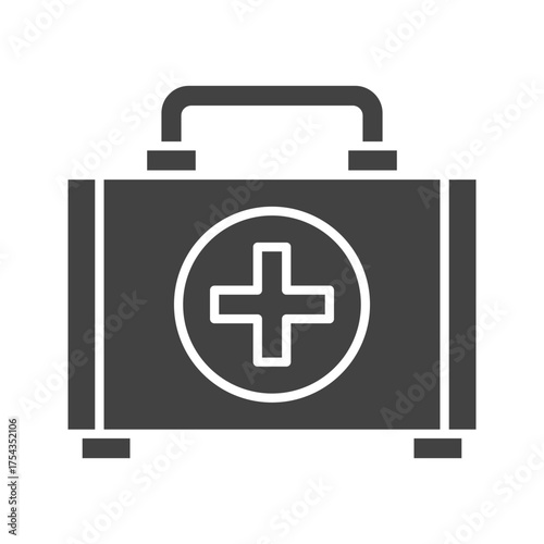 First Aid Kit icon vector image. Suitable for mobile apps, web apps and print media.