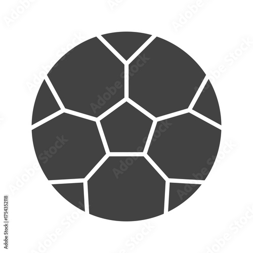 Football icon vector image. Suitable for mobile apps, web apps and print media.
