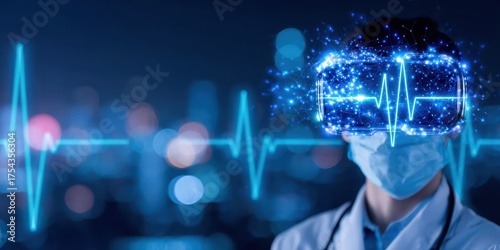 Wallpaper Mural heart rhythm visualization vr pulse display, monitoring program analytics, automated report Torontodigital.ca