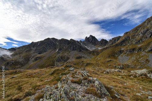 Panorami della Val Brembana salendo sopra i Piani dell'Avaro, Lombardia,Italia