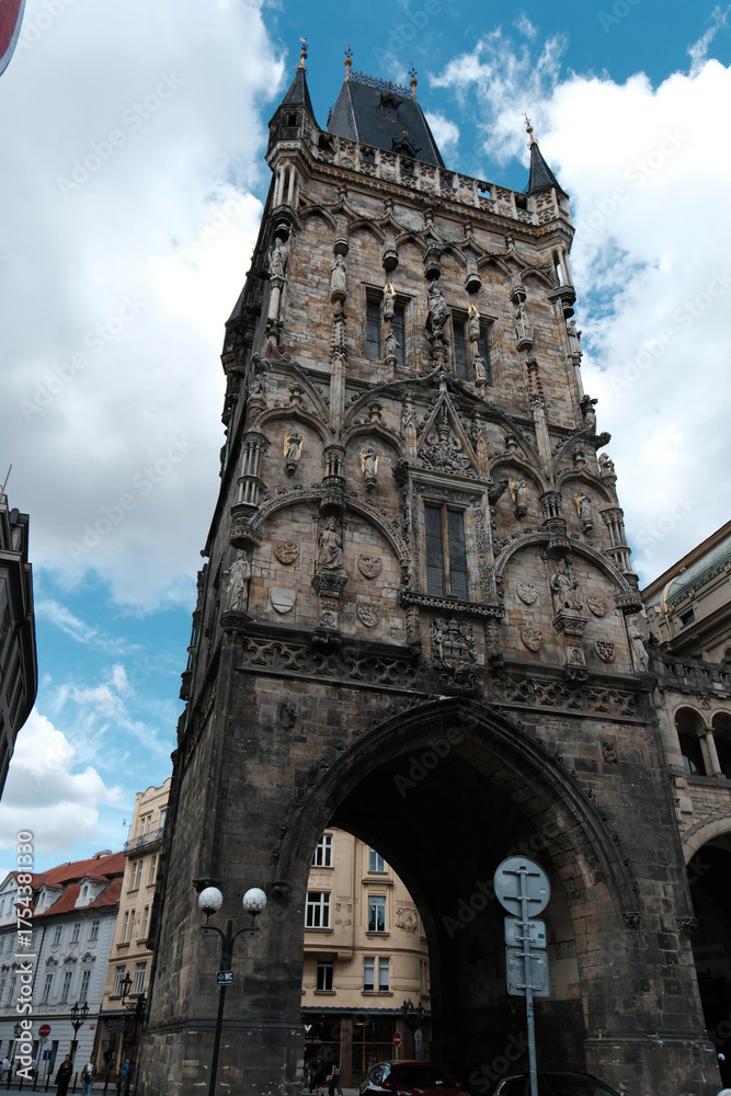 Fototapeta premium Prague Castle, the capital of the Czech Republic, on a summer day in August 2025.