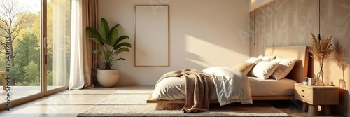 Serene Bedroom Design Calming Colors, Natural Light, and Comfortable Bedding for Ultimate Relaxation and Wellness