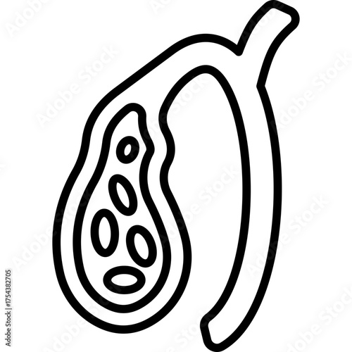 Gallstones Line Icon