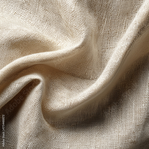 Subtle linen fabric texture, neutral light color